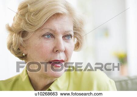 Portrait of smiling senior woman View Large Photo Image Stock Image - Portrait of smiling senior woman. Fotosearch