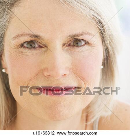 Portrait of smiling senior woman View Large Photo Image Stock Image - Portrait of smiling senior woman. Fotosearch