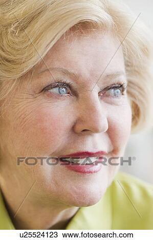Portrait of smiling senior woman View Large Photo Image Stock Image - Portrait of smiling senior woman. Fotosearch