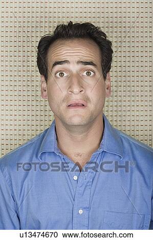 Portrait of surprised man View Large Photo Image Stock Image - Portrait of surprised man. Fotosearch