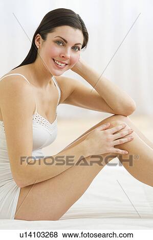 Portrait of young woman View Large Photo Image Stock Photo - Portrait of young woman. Fotosearch