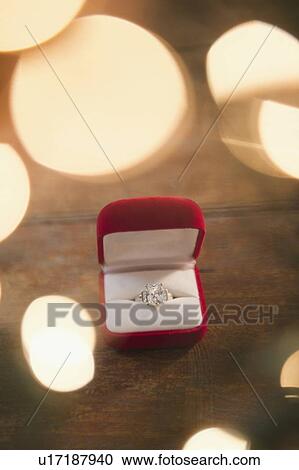 Ring in jewelry box View Large Photo Image Stock Image - Ring in jewelry box. Fotosearch