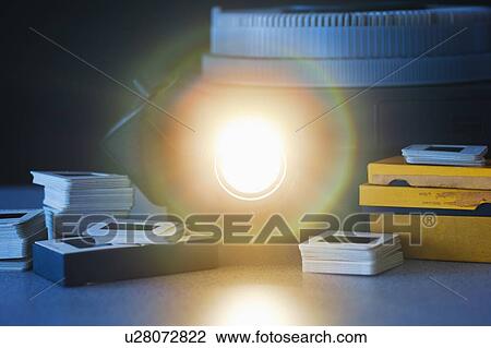 Stock Image - Slide projector, studio shot. Fotosearch