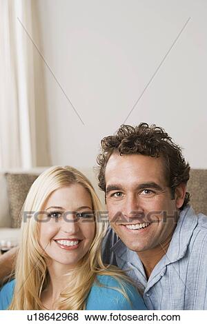 Stock Photo - Smiling couple. Fotosearch
