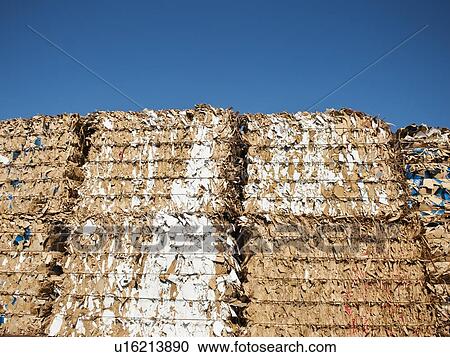 Stacks of paper for recycling View Large Photo Image Stock Image - Stacks of paper for recycling. Fotosearch