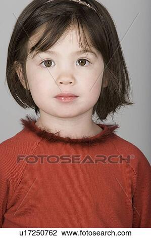 Studio portrait of mixed-race girl (10-11) View Large Photo Image Stock Image - Studio portrait of mixed-race girl (10-11). Fotosearch