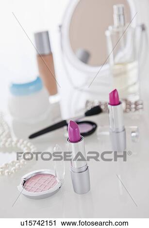 Studio shot of beauty products View Large Photo Image Stock Image - Studio shot of beauty products. Fotosearch