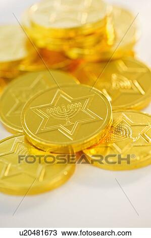 Studio Shot of chocolate coin View Large Photo Image Stock Image - Studio Shot of chocolate coin. Fotosearch