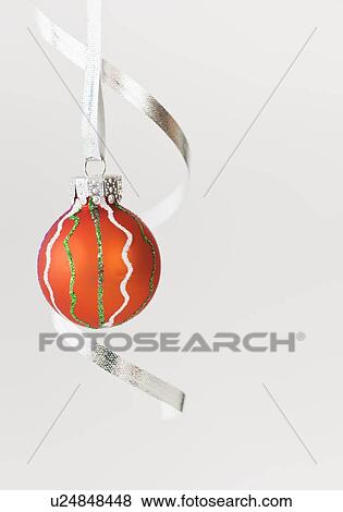 Stock Photo - Studio shot of Christmas ornament. Fotosearch