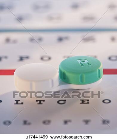 Stock Photo - Studio shot of contact lens case. Fotosearch