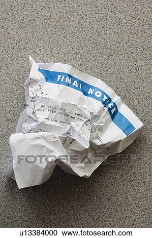 Studio shot of crumpled document View Large Photo Image Stock Image - Studio shot of crumpled document. Fotosearch