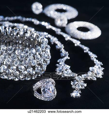 Stock Image - Studio shot of jewelry. Fotosearch