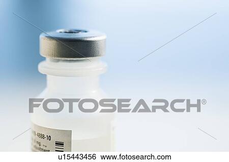 Stock Photograph - Studio shot of vial with medicine. Fotosearch