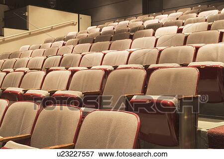 Stock Photo - Theatre seats. Fotosearch