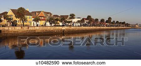 USA, Florida, St. Augustine View Large Photo Image Stock Image - USA, Florida, St. Augustine. Fotosearch