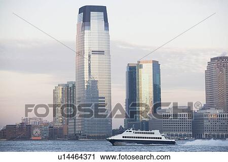 USA, New Jersey, Jersey City, cityscape View Large Photo Image Stock Image - USA, New Jersey, Jersey City, cityscape. Fotosearch