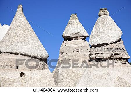 Picture - USA, New Mexico, Kasha-Katuwe Tent Rocks National Monument. Fotosearch