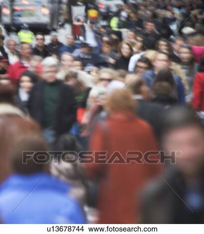 USA, New York State, New York City, blurred motion of pedestrians View Large Photo Image Picture - USA, New York State, New York City, blurred motion of pedestrians. Fotosearch
