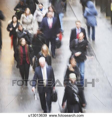 USA, New York state, New York city, pedestrians walking View Large Photo Image Stock Photo - USA, New York state, New York city, pedestrians walking. Fotosearch