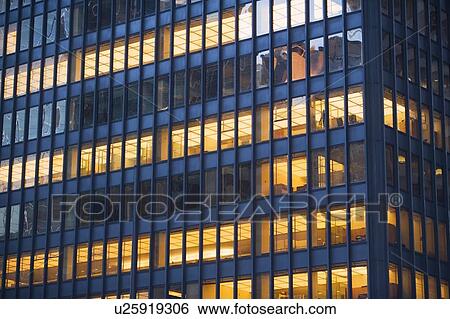 USA, New York state, New York city, close-up of office building View Large Photo Image Stock Photograph - USA, New York state, New York city, close-up of office building. Fotosearch