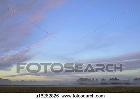 USA, Oregon, Marion County, Foggy morning View Large Photo Image Stock Photograph - USA, Oregon, Marion County, Foggy morning. Fotosearch
