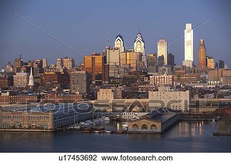 Stock Image - USA, Pennsylvania, Philadelphia, cityscape. Fotosearch