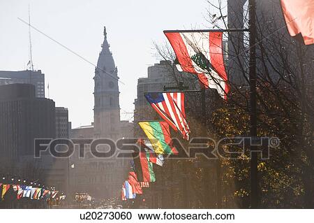 Stock Image - USA, Pennsylvania, Philadelphia, Independence Hall. Fotosearch