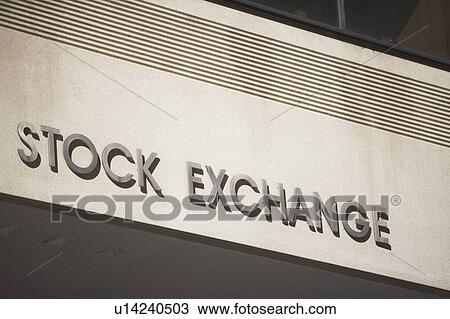 Stock Image - USA, Pennsylvania, Philadelphia, stock exchange. Fotosearch