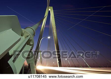 USA, South Carolina, Charleston, Arthur Ravenel Jr. Bridge View Large Photo Image Stock Photography - USA, South Carolina, Charleston, Arthur Ravenel Jr. Bridge. Fotosearch