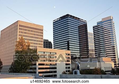 USA, Tennessee, Nashville, Buildings at sunset View Large Photo Image Stock Photography - USA, Tennessee, Nashville, Buildings at sunset. Fotosearch