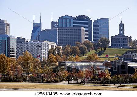 Stock Photography - USA, Tennessee, Nashville, Downtown. Fotosearch
