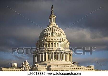 USA, Washington DC, cupola of capitol building View Large Photo Image Stock Photo - USA, Washington DC, cupola of capitol building . Fotosearch