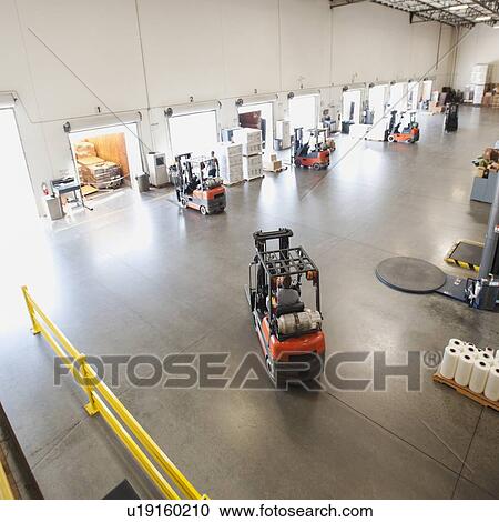 Stock Image - Warehouse interior. Fotosearch