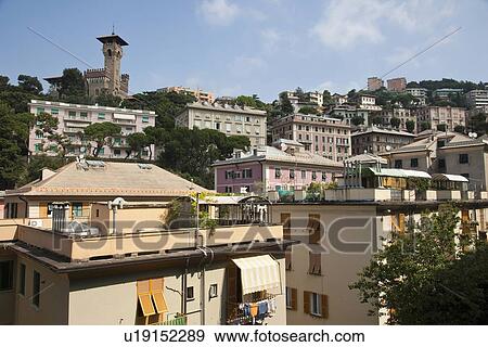 Stock Photo - Aerial view of apartment buildings. Fotosearch