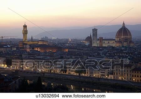 Picture - Aerial view of cityscape. Fotosearch