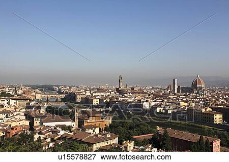 Stock Photo - Aerial view of cityscape. Fotosearch