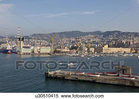 Aerial view of ships in urban bay View Large Photo Image Stock Photography - Aerial view of ships in urban bay. Fotosearch