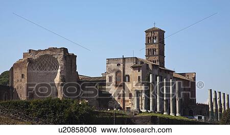 Stock Photo - Ancient ruins in Rome. Fotosearch