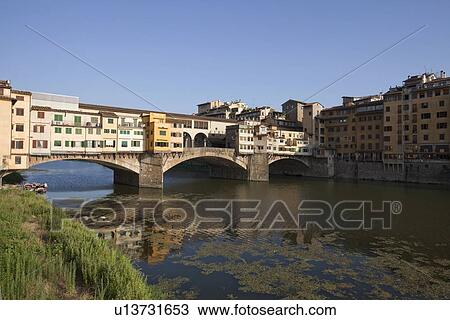 Buildings on bridge over urban canal View Large Photo Image Stock Image - Buildings on bridge over urban canal. Fotosearch