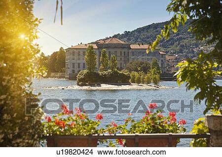 Picture - Castle built on island. Fotosearch