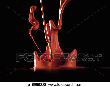 Close up of drop of paint splashing View Large Photo Image Stock Photo - Close up of drop of paint splashing. Fotosearch
