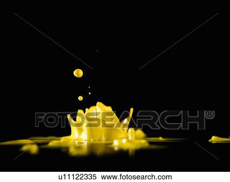 Close up of drop of paint splashing View Large Photo Image Stock Photography - Close up of drop of paint splashing. Fotosearch