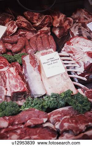 Stock Photo - Fresh meat for sale. Fotosearch