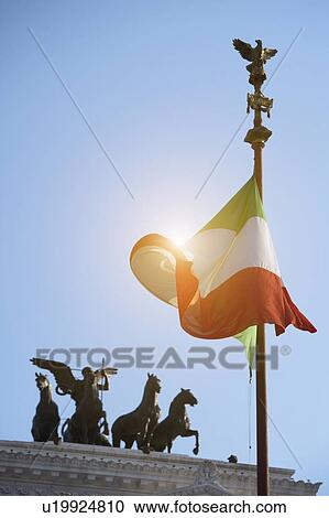Italian flag and ancient statues View Large Photo Image Stock Image - Italian flag and ancient statues. Fotosearch