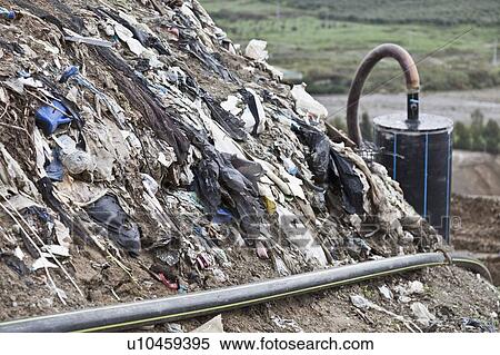Landfill at garbage collection center View Large Photo Image Stock Photography - Landfill at garbage collection center. Fotosearch