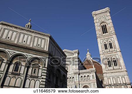 Stock Photo - Low angle view of Duomo cathedral. Fotosearch
