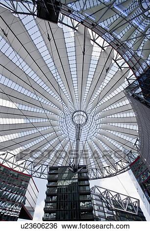 Low angle view of ornate glass ceiling View Large Photo Image Stock Photograph - Low angle view of ornate glass ceiling. Fotosearch