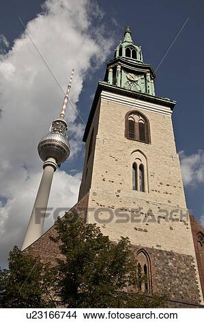 Picture - Low angle view of towers. Fotosearch