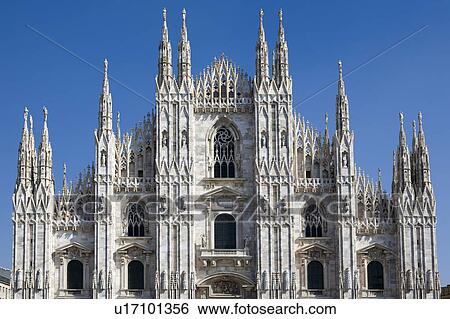 Stock Photograph - Ornate architecture of cathedral. Fotosearch
