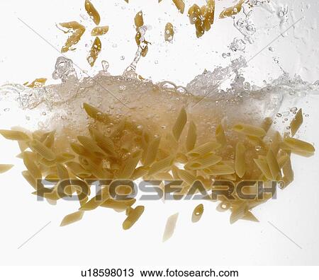 Pasta splashing in water View Large Photo Image Stock Image - Pasta splashing in water. Fotosearch